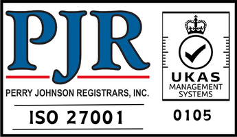 PJR ISO 27001 Certified — UKAS Management Systems 0105