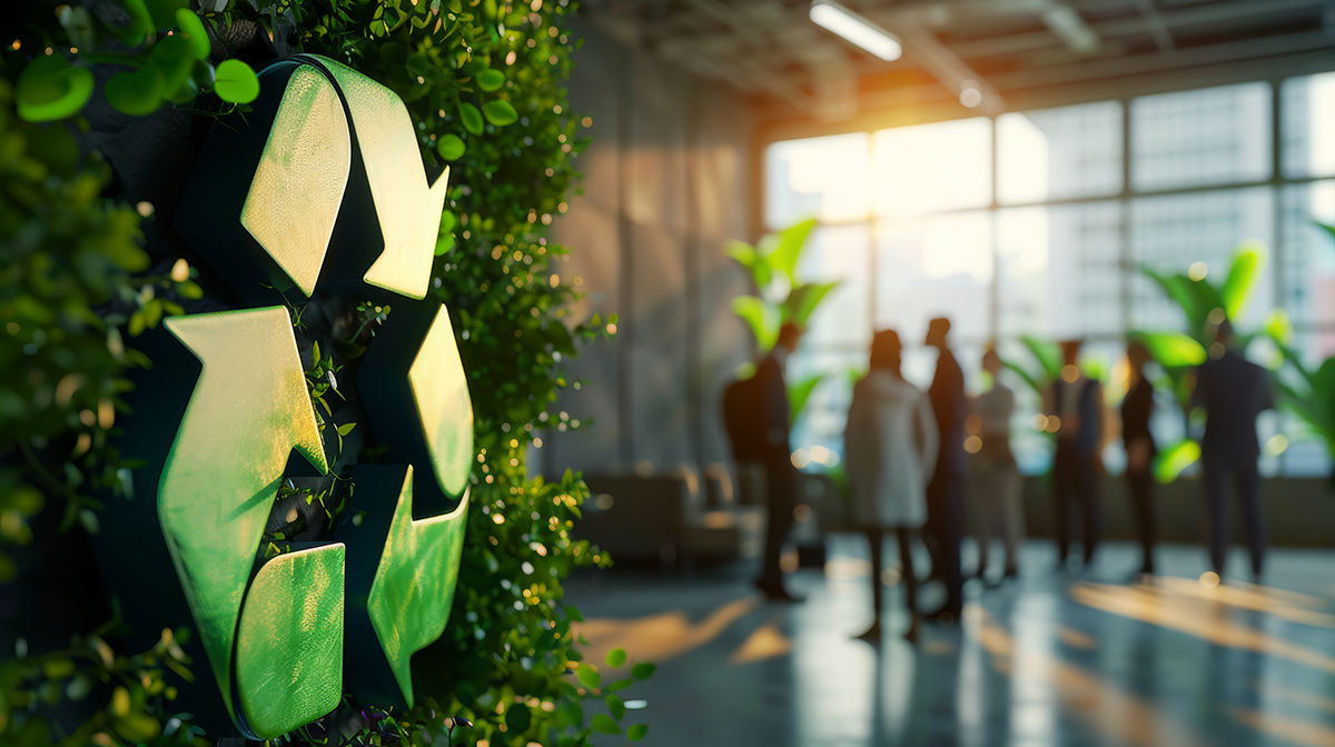 Sustainable digital transformation printing environment.